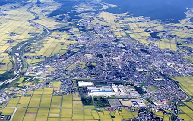 喜多方市航空写真